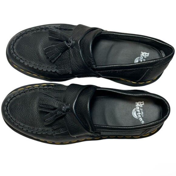 Dr. Martens Adrian Bex Smooth Leather Tassel Loafers Black W Size 7 | M Size 6 - Picture 5 of 10